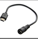 Usb Type c - Dc Jack Kablo 5.5 mm 20 cm