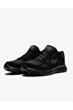 Skechers Burns - Agoura 52635 BBK Erkek Siyah Spor Ayakkabı