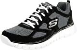 Skechers Burns-Agoura 52635-BKW Erkek Spor Ayakkabı Siyah