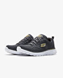 Skechers Lite - Weight Qtr Overlay W/two 52635 CHAR Erkek Gri Spor Ayakkabı