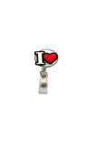 I Love You Figürlü Yoyo Yaka Kartlık Tutucu