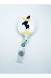 Duffy Duck Figürlü Yoyo Yaka Kartlık Tutucu