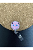 Pokemon Jigglypuff Figürlü Yoyo Yaka Kartlık Tutucu