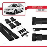 Dodge Journey 2008 ve Sonrası ile Uyumlu FLY Model Ara Atkı Tavan Barı Siyah 2 Adet