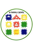 Eğiticioyuncak Süper Bambu Çubukları 300 Parça+puzzle City 128 Parça Eğitici Oyuncak Ikili Set