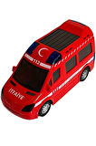 3d Işıklı, Sirenli Çarp Dön Sensörlü İtfaiye Minibüsü 3ditfaiye