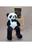 Papyonlu Peluş Panda 100 Cm Uyku Ve Oyun Arkadaşım Sevimli Ayıcık