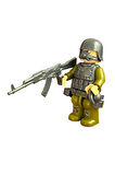 Özel Kuvvetler JUNGLE SPECİAL FORCES Sök-Tak Mini Asker Figür Seti 8 CM Minifigür