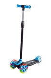 3 Led Işıklı 3 Tekerlekli Yüksek Ayarlı Turuncu Scooter +3 Yaş 3+ Yaş Mavi