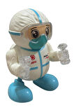 Robot Pilli Işıklı Sesli Müzikli Medical Dancing Robot 18 CM