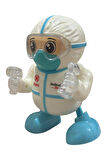 Robot Pilli Işıklı Sesli Müzikli Medical Dancing Robot 18 CM