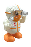 Robot Pilli Işıklı Sesli Müzikli Medical Dancing Robot 18 CM