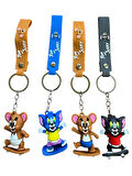 Tom Ve Jerry Anahtarlık 4 Adet Mega Set