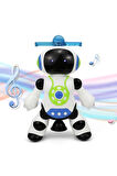 DANS EDEN ROBOT PERVANELİ 3D IŞIKLI SESLİ MÜZİKLİ PİLLİ ROBOT OYUNCAK