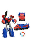 Metal Gövdeli Dönüşebilen Transformer Robot Bumblebe Ve Optimus Prime Araba 2'li Set 20 cm