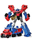Metal Gövdeli Dönüşebilen Transformer Robot Bumblebe Ve Optimus Prime Araba 2'li Set 20 cm