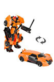 Metal Gövdeli Dönüşebilen Turuncu Robot 8008