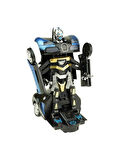 Robota Dönüşebilen Bugatti Araba Işıklı Sesli Müzikli Kendi Kendine Gezen Pilli Oyuncak 20 Cm.