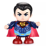 Pilli Işıklı Dans Eden Robot Süperman Batman Dance Hero Superman 20 CM
