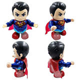 Pilli Işıklı Dans Eden Robot Süperman Batman Dance Hero Superman 20 CM