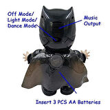 Pilli Işıklı Dans Eden Robot Batman Dance Hero Batman 20 CM