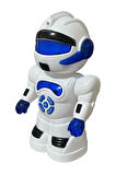Robot Çarp Dön Sesli Işıklı 15 fonksiyonlu Robot 25 Cm