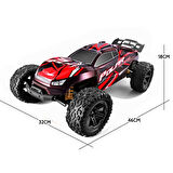 ELEKTRİKLİ RC 1:8 ÖLÇEK SERVO MOTOR SÜSPANSİYONLU ARAZİ ARACI SPOR ARAÇ 85 KM HIZ RC ARAÇ