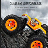 Kumandalı 33 CM Dev Off-Road Araba 15KM/H Hızlı, Şarjlı, 2.4GHz RC Tırmanıcı Arazi Aracı 9030-3F