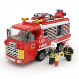 İtfaiye Seti 309 Parça Fire Brigade İtfaiye Aracı ve İtfaiyeci Figürlü Yapım Oyuncağı