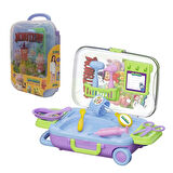 Canavarlar Doktor Seti Bavulum Şeklinde Taşınabilir Oyun Seti