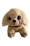 Havlayan Sevimli Peluş Köpek 25 Cm Yatan Köpek Peluş