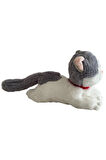 Sesli Yatan Miyavlayan 25 cm Peluş Kedi Oyuncak