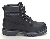 HAMMER JACK 102 16600 G Hakiki Deri Unisex Bot Siyah