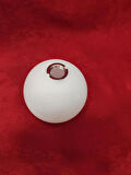 (G.9) AMPULE GÖRE,GLOB AVİZE CAMI.BEYAZ.KÜRE.Çapı:10.00cm