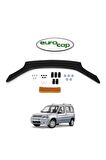 Citroen Berlingo Ön Kaput Koruma Rüzgarlığı 3mm Akrilik (ABS) Parlak Siyah Deflektör 2004-09
