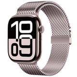 Gpack Apple Watch SE 2 2022 44mm Kordon Metal Tokalı Kalın Yeni Tip Hasır KRD121