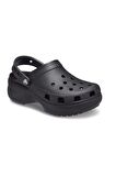 206750-001-001 Crocs Classic Platform Clog W Kadın Terlik Siyah