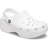 206750-100-100 Crocs Classic Platform Clog W Kadın Terlik Beyaz