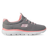 Skechers 12980-GYPK Summits Kadın Gri Sneaker Günlük Spor Ayakkabı