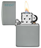 Zippo 49452 Flat Grey Zippo Logo Çakmak