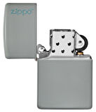 Zippo 49452 Flat Grey Zippo Logo Çakmak