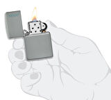 Zippo 49452 Flat Grey Zippo Logo Çakmak