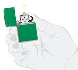 Zippo 48629 Regular Grass Green Matte Çakmak