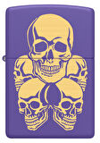 Zippo 237 23Fpf Skulls Design Çakmak
