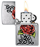 Zippo 200 23Fpf Rose Tattoo Design Çakmak