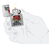 Zippo 200 23Fpf Rose Tattoo Design Çakmak
