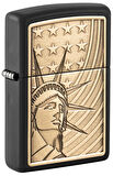 Zippo 218 Liberty And Flag Emblem Çakmak
