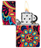 Zippo 49352 Flower Power Design Çakmak