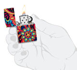 Zippo 49352 Flower Power Design Çakmak