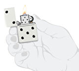 Zippo 214 Domino Design Çakmak